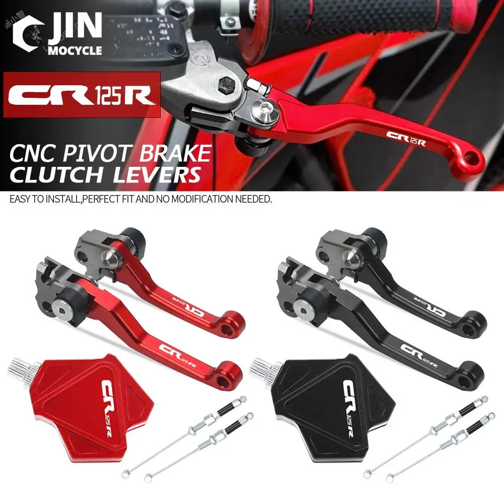 

Dirt Bike CNC Brake Clutch Levers Stunt Clutch Pull Cable Lever Replacement Easy System For HONDA CR125R 2004 2005 2006 2007