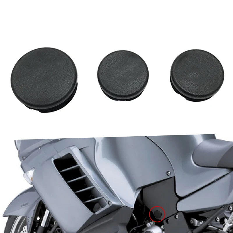 Fit For Kawasaki GTR1400 GTR 1400 2007-2023 2019 2020 2021 2022 Motorcycle Frame Hole Cover Caps Plug Decorative Frame Cap Set