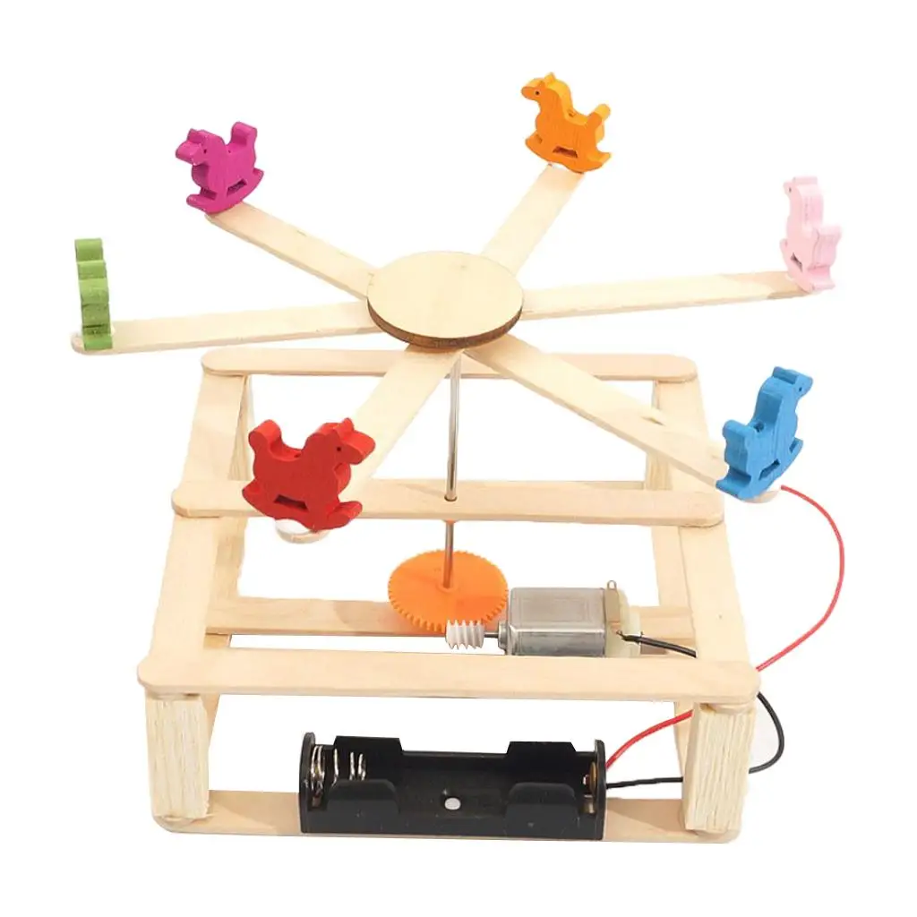 Kids Physics Movement Assemble Whirligig Merry Go Round Carousel Smart