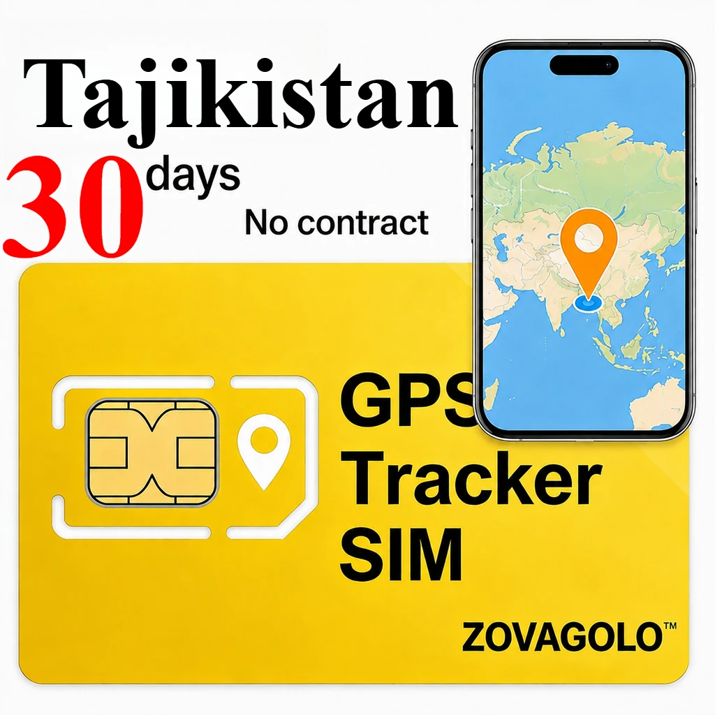 Tajikistan Prepaid M2M Positioning SIM 30Days 30MB Pure Data No Contract for Unlocked GPS Tracker Keep Tabs on Kids