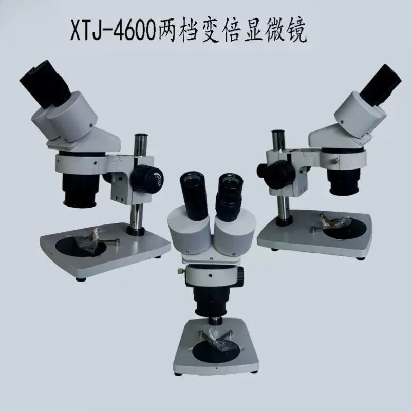 XTJ-4600 Stereo Microscope 10X-30X Magnification Mobile Phone PCB Repair Inspection Tool Flying Wire Soldering Aid