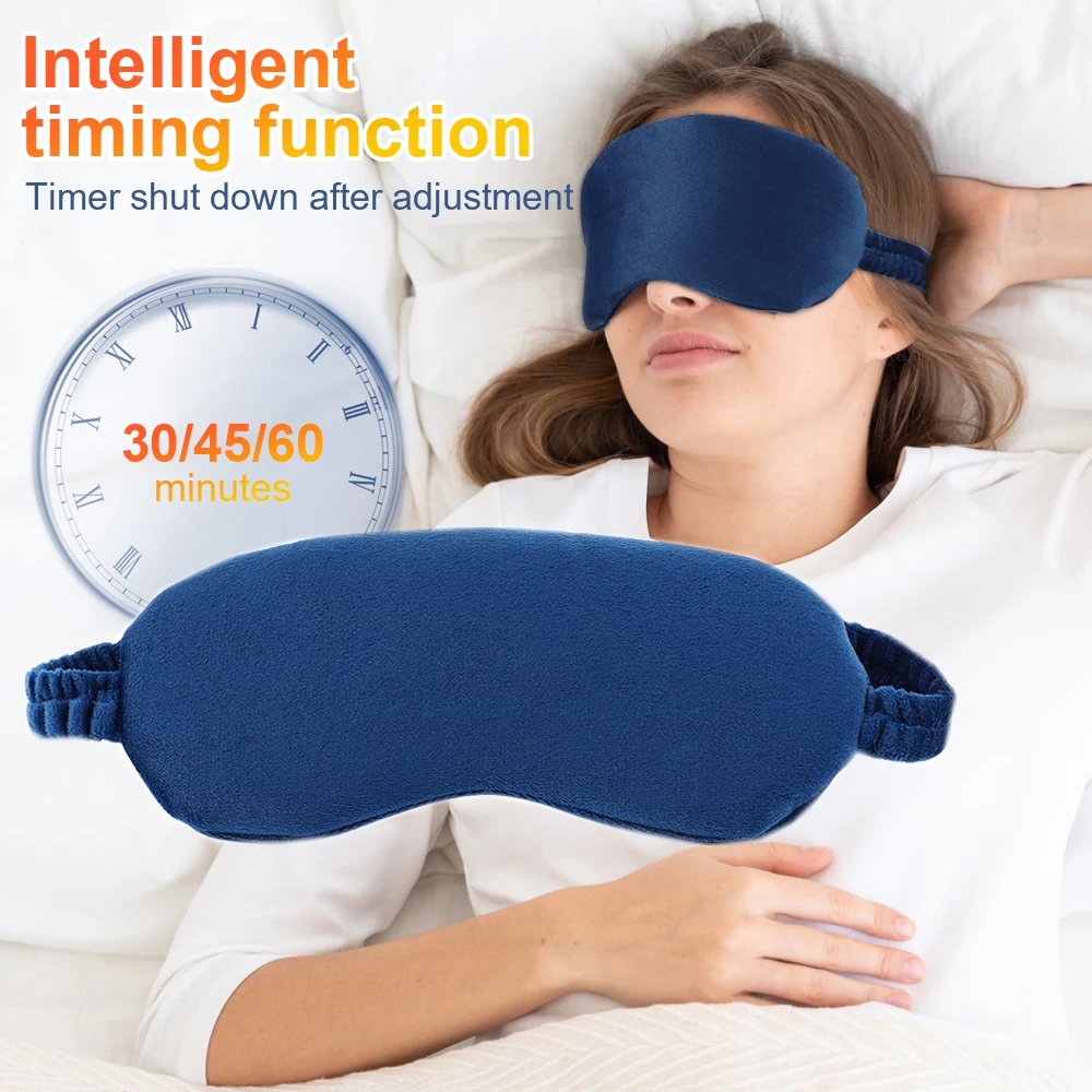 

Reusable USB Electric Heated Eyes Mask Infrared Hot Compress Warm Therapy Eye Care Relieve Tired Eyes Dry Eyes Sleep Blindfold