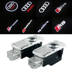 Audi A3 A4 B8 8P 8V A6 C7 A5 Q5 B7 B6 B9 SLINE QUTTRO RS Q3 Q7 S3 S4 S5 S6 S8 Car Door Welcome Light Led HD Projector Lamp