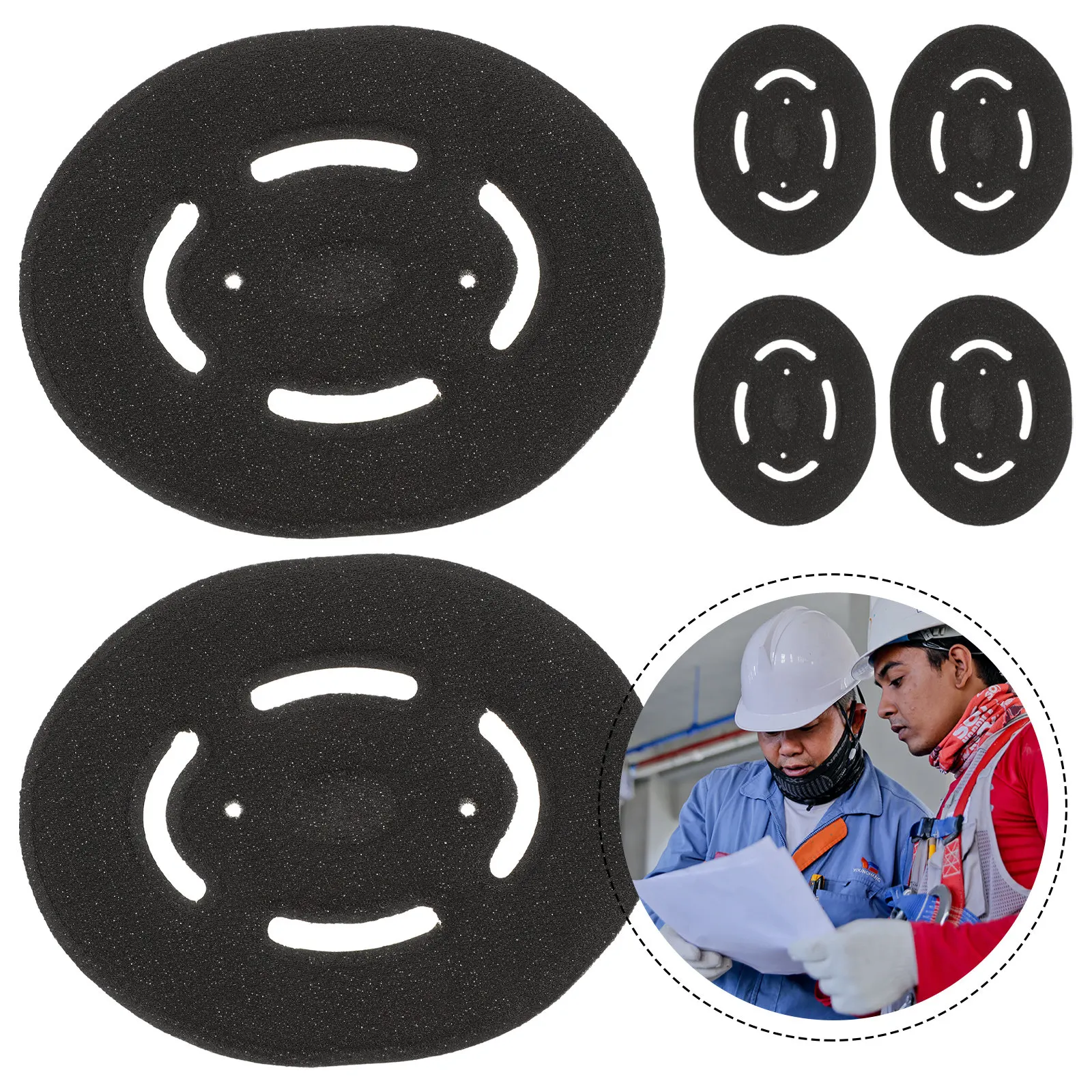 10Pcs Liners for Hard Hat Premium Safety Sponge Liner Bump Cap Insert Universal Comfortable Sweat Absorbing Construction