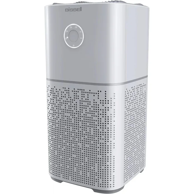 

Qwabissells air180 air purifier for home, bedroom, HEPA filter, filters smoke, allergies, pet dander, odor, dust, gray, 34964