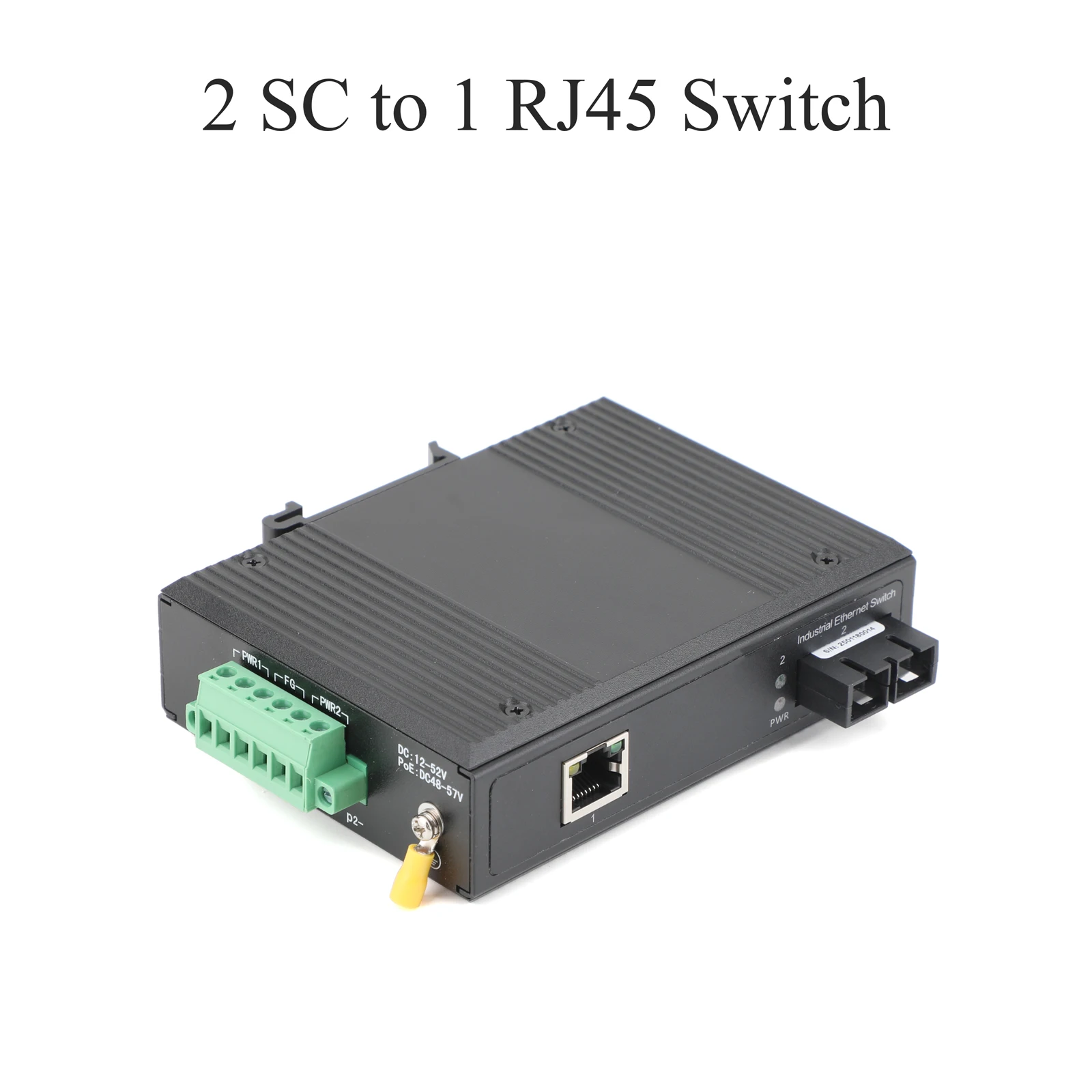 Gigabit Industrial POE WEB Managed Switch 1/2 Optical Ports+1/2/4/8 POE Ports Single-Mode Single/Dual-fiber SC Transceiver view 3