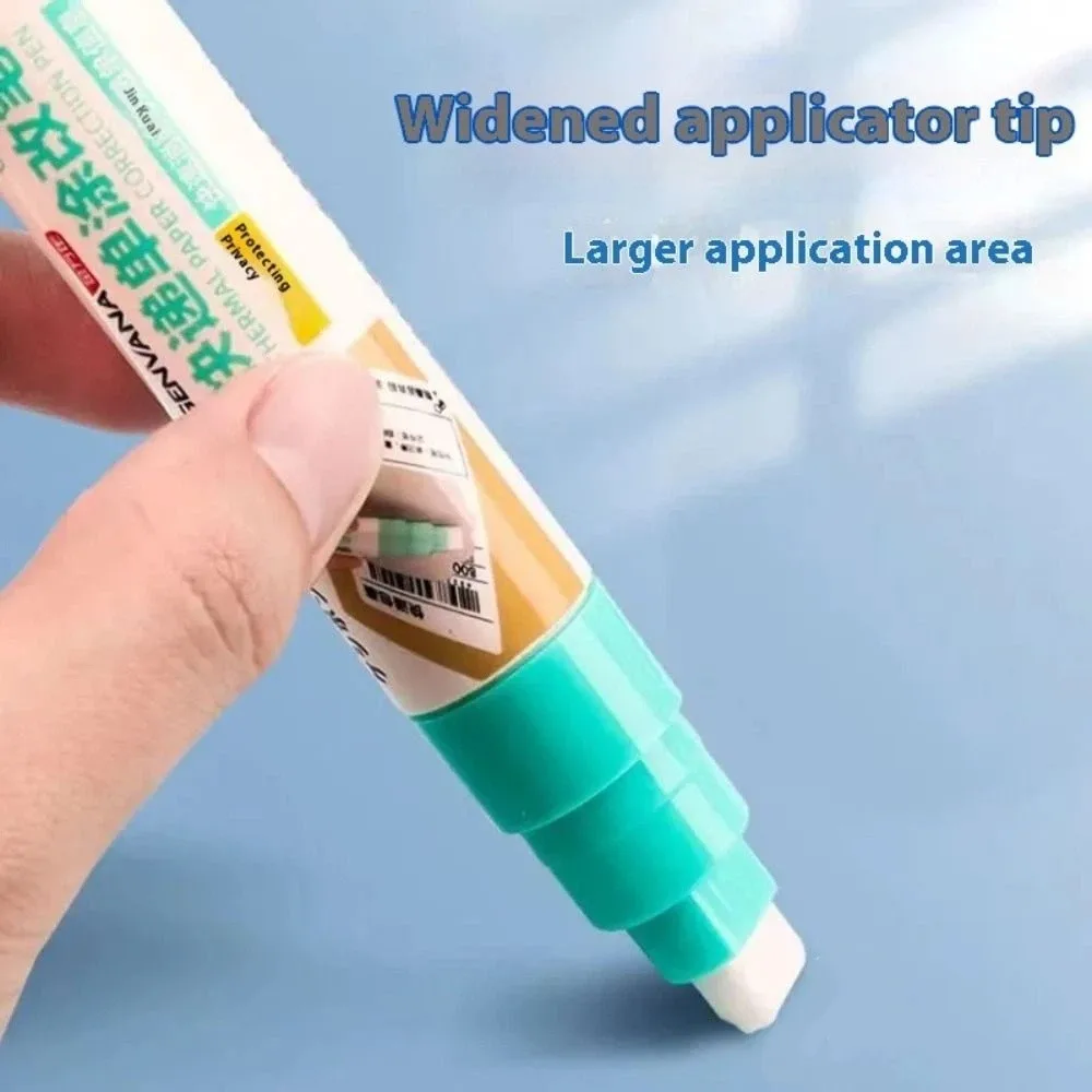 Portable Thermal Paper Erasing Pen Durable Remove Address Phone Privacy Protection Pen Large Capacity Shipping Labels Bills
