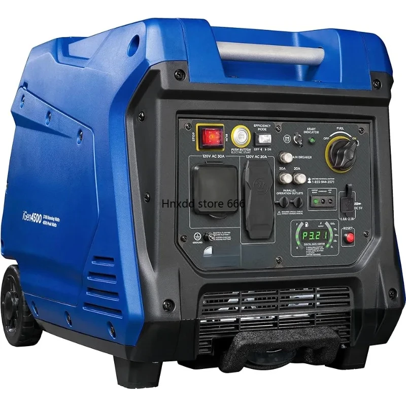 Outdoor Power Equipment 4500 Peak Watt Super Quiet Portable Inverter Generator, Remote Electric Start with Auto