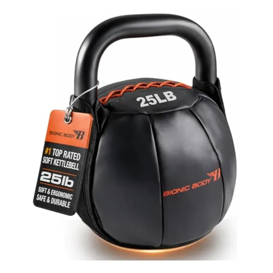 

Soft Kettlebell with Handle for Strength Training Conditioning Core Full Body Workouts Ergonomic Grip Home Gym Cross Training H
