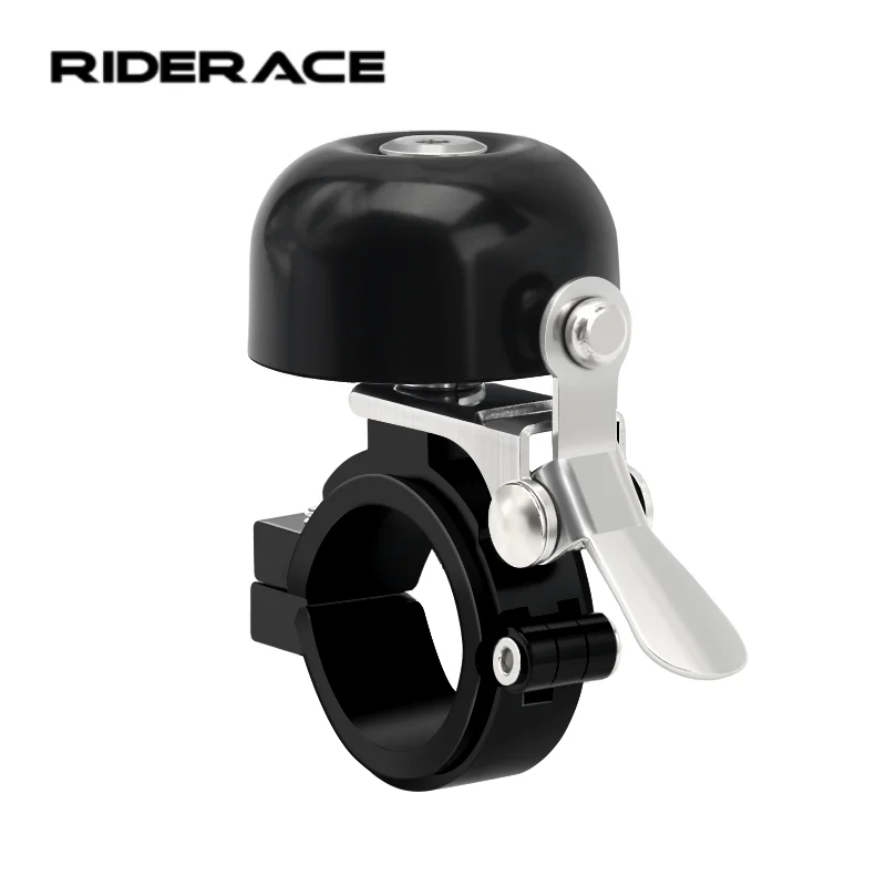 RIDERACE Fahrradklingel Fahrradlenker-Ringklingel Sicherheits-Straßenrad-Warnalarm Kupfer Klassischer Klarer Lauter Ton Retro MTB