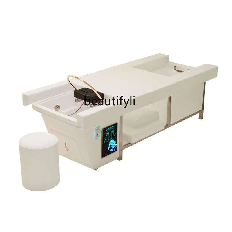 ss newElectric Lifting Massage Massage Bed Spa Beauty Salon Head Massage Foot Bath Integrated Bed Water Circulation Fumigation