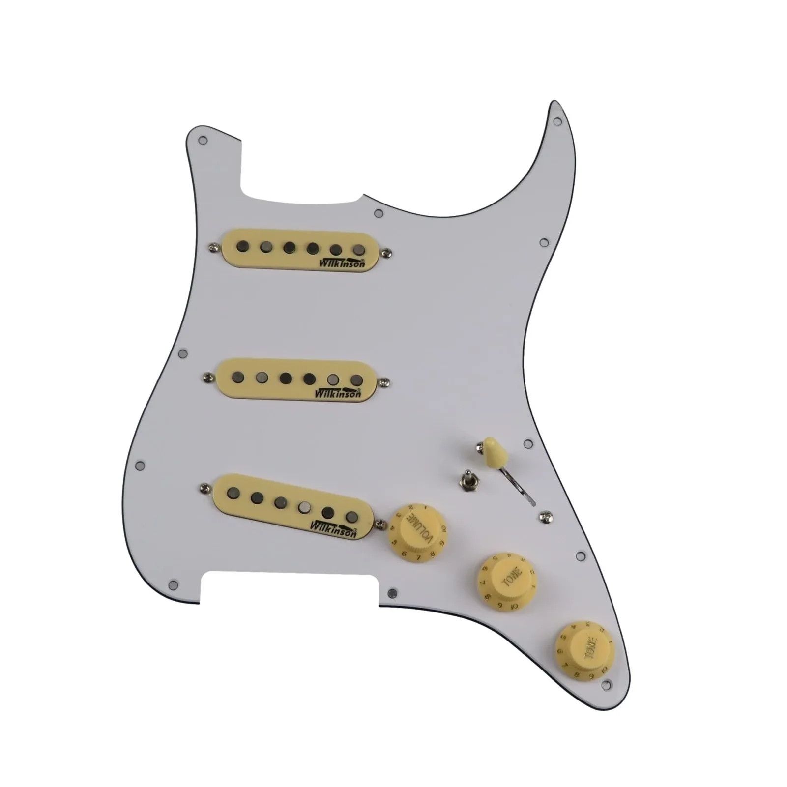 Wilkinson SSS Ainico 5 Single Coil Guitar Pickups 7-Way Type Fully Loaded Prewired Pickguard