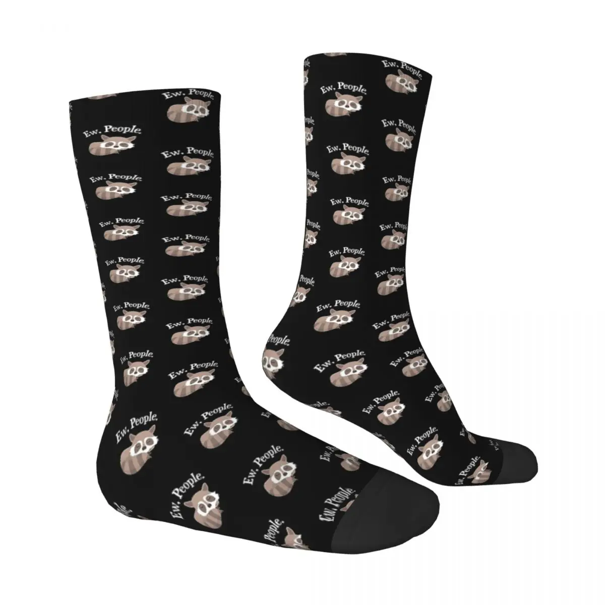 Raccoon Procyon Lotor Animal EW People Men Women Socks Outdoor Novelty Spring Summer Autumn Winter Stockings Gift