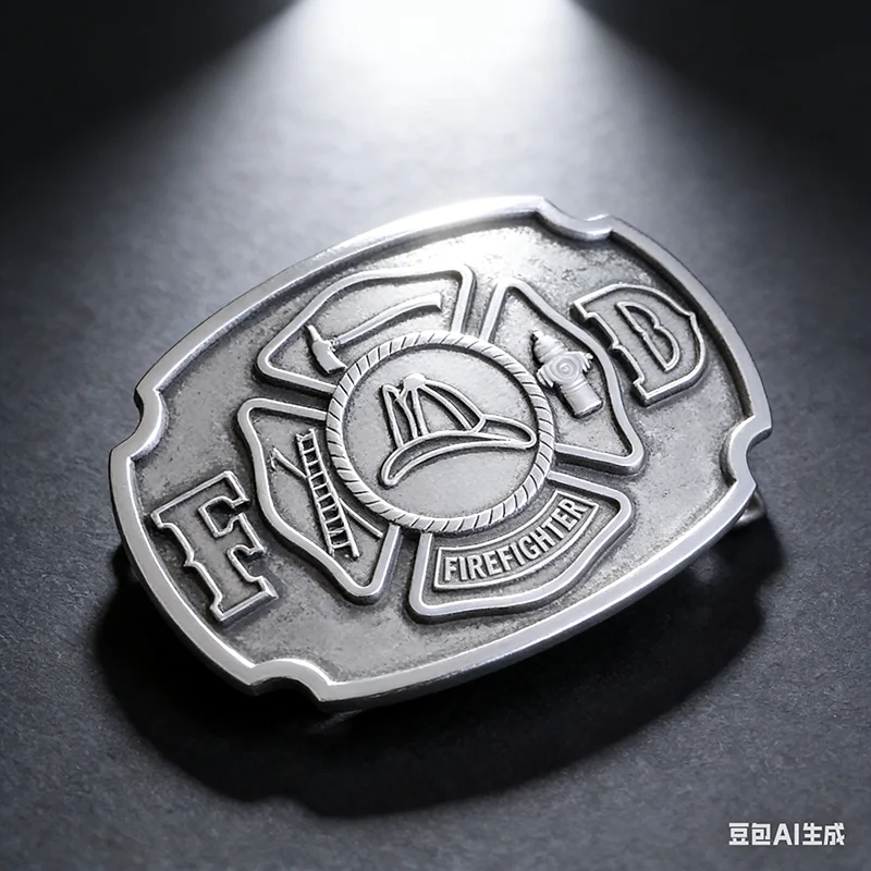 Vintage Style Fire Hero Firefighter FD Belt Buckle Gurtelschnalle Boucle de ceinture BK-OC029AS Free Shipping
