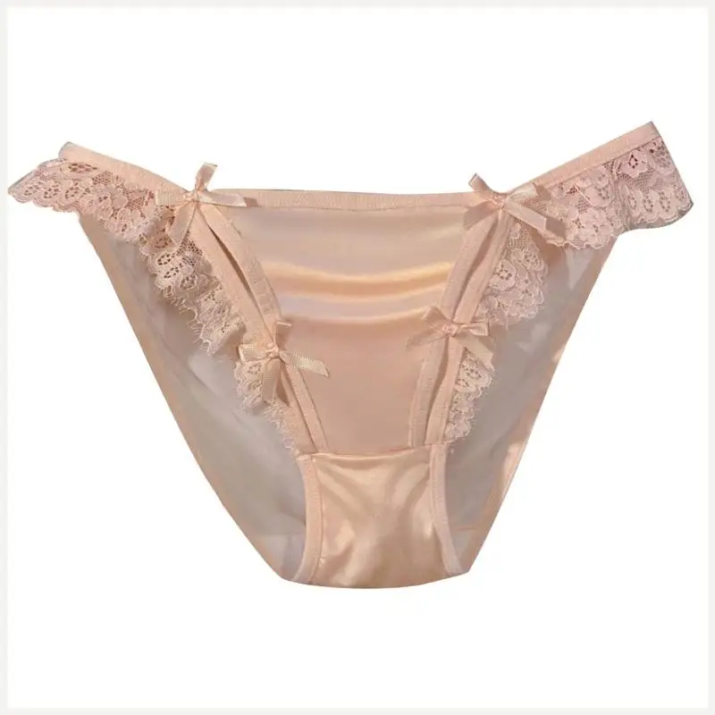 Quần lót ren cho nữ Quần lót lụa eo thấp Quần lót