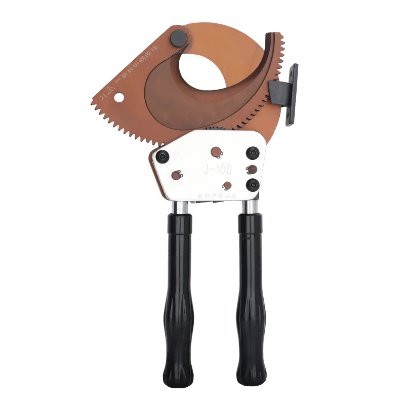 

Ratchet Cable Scissors J40J52J75J95J100 Manual Gear Steel Strand Breaker Cable Shearing