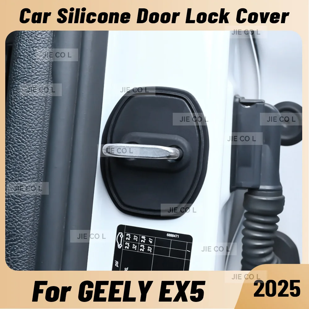 para-geely-ex5-2025-porta-do-carro-amortecedor-fechadura-da-porta-protetor-de-silicone-fechadura-da-porta-automatica-travas-capa-acessorios