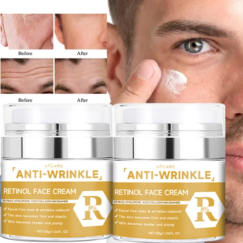 

Retinol Face Whitening Cream Collagen Anti Wrinkles Fade Fine Lines Brighten Skin Beauty Health Care Lifting Firming Cream