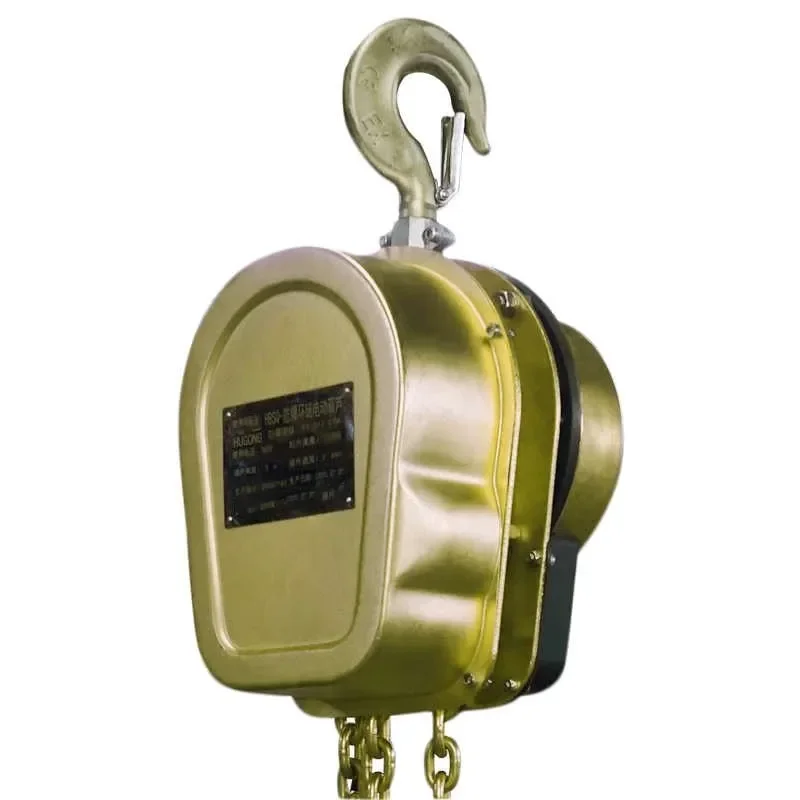Explosion-proof ring chain electric hoist 1 ton 2 tons 3 tons 5 tons 380V crane hoist electric reversing chain 220V