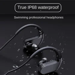 Y15 Bluetooth Swimming Headphones Are Waterproof For Easy Storage IP68 Bluetooth 5.3 Sports/Swimming Headphones With 32GB Memory