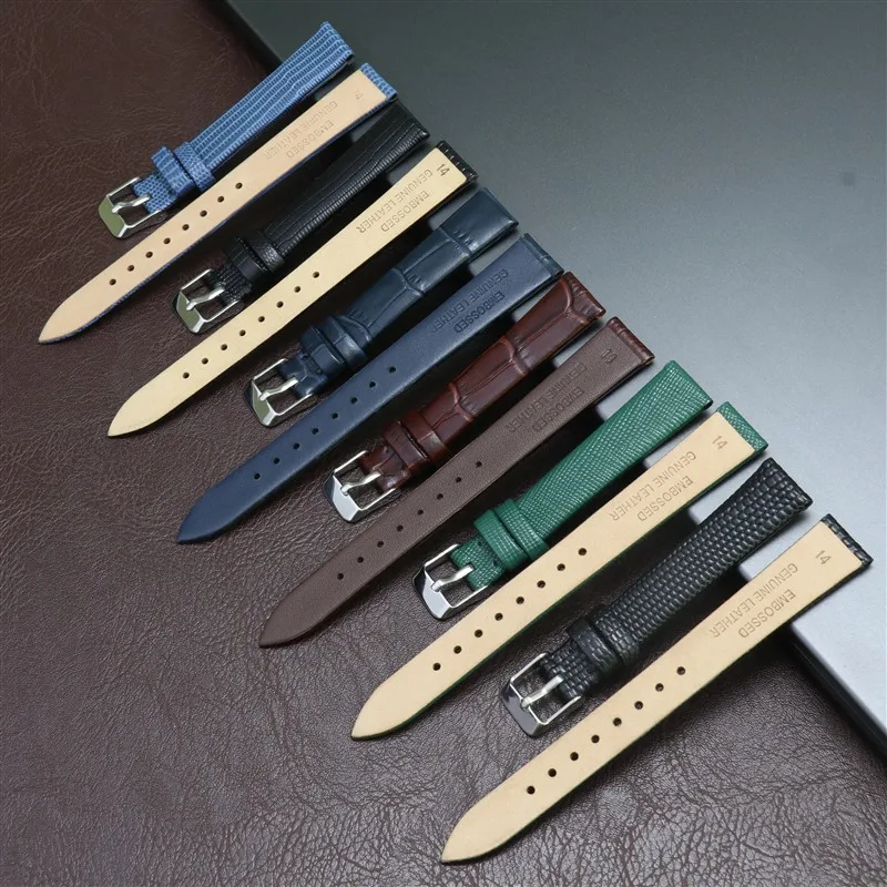 Watch Band Genuine Leather straps Watchbands 12mm 18mm 20mm 22mm watch accessories superior quality watch strap