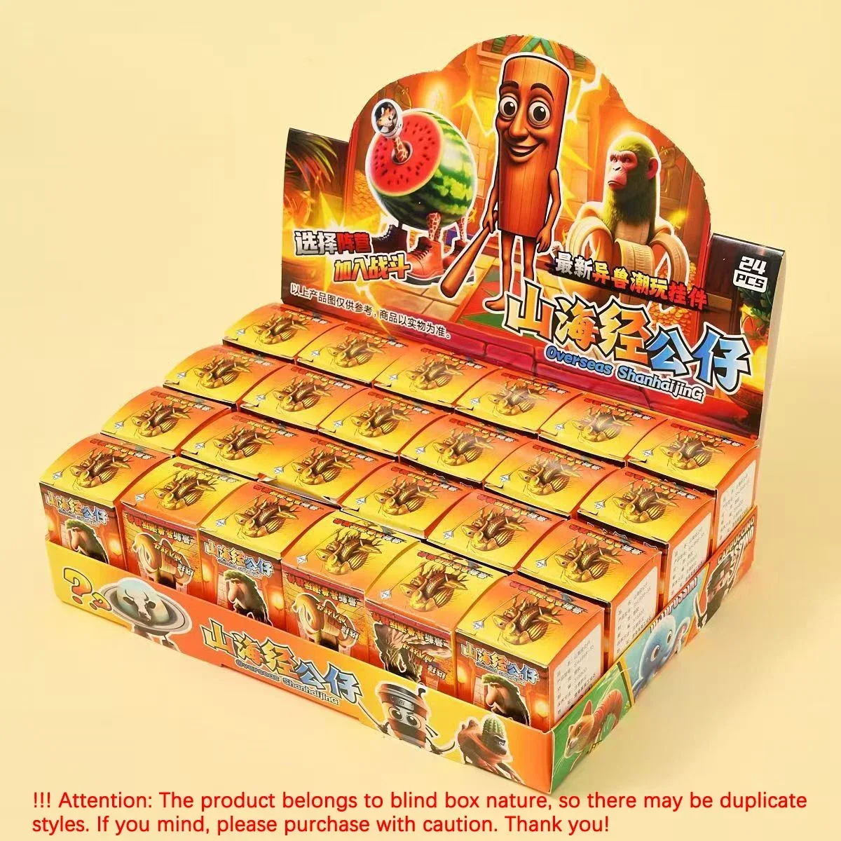 24PC Italiaanse Brainrot Blind Box Speelgoed Tungtungtung Sahur Tralarero Tralala Bombardinocrocodilo Figuren Sleutelhanger Verjaardagscadeau @ # 1 - afbeelding 1