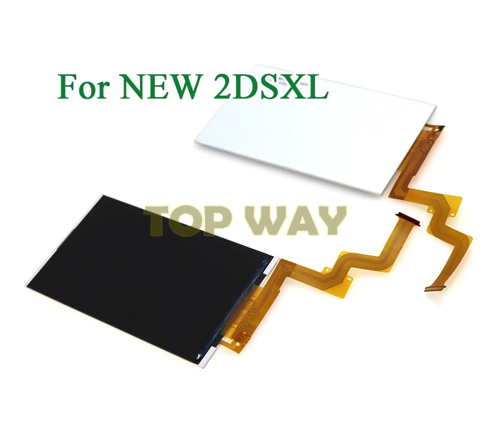 

3PCS Original New For Nintend NEW 2DS XL LL Upper Top LCD Screen Display Repair Parts For New 2DSXL