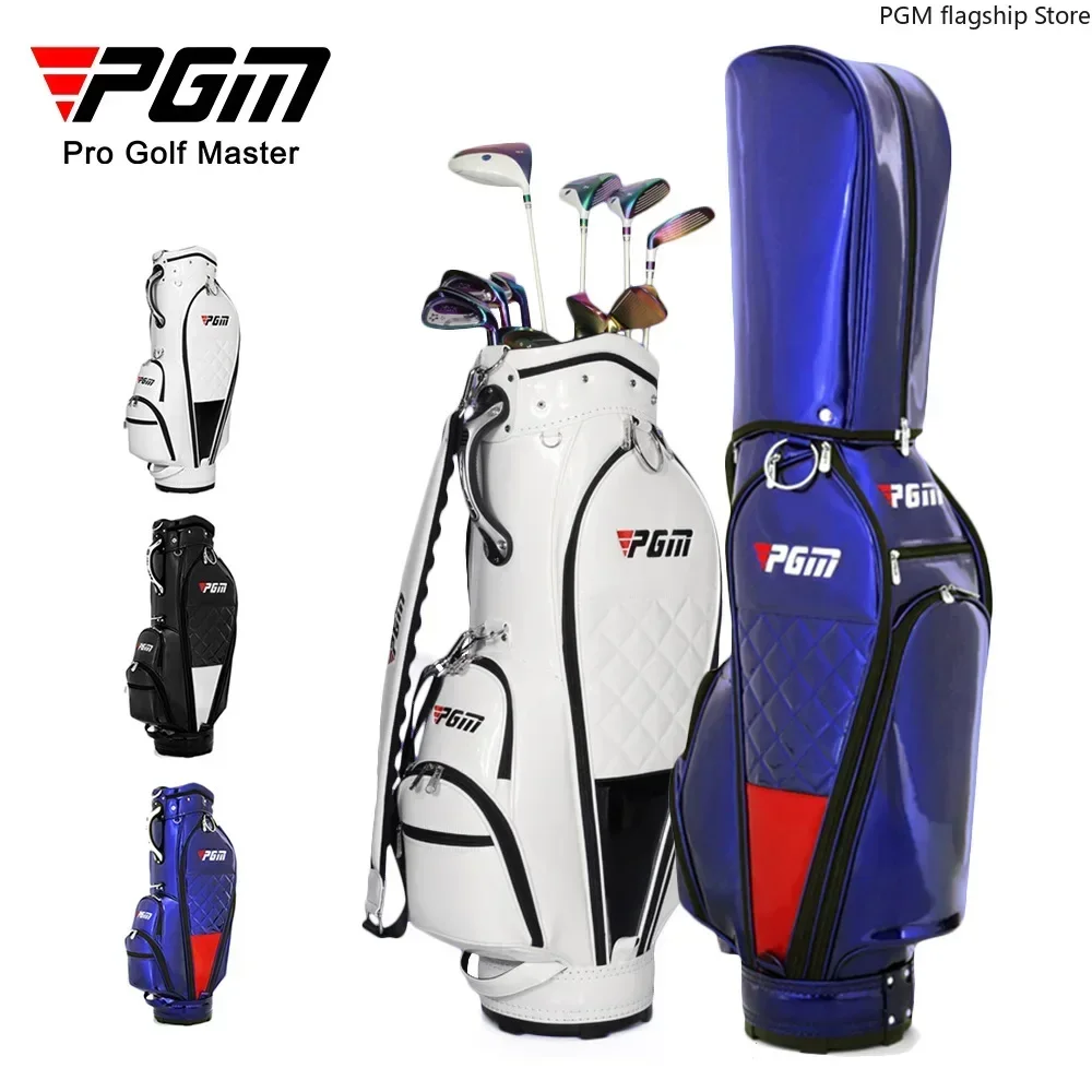 PGM Golf Bag Women's Standard Bag Crystal Leather Lightweight Club Bag Waterproof and Wear-resistant QB084