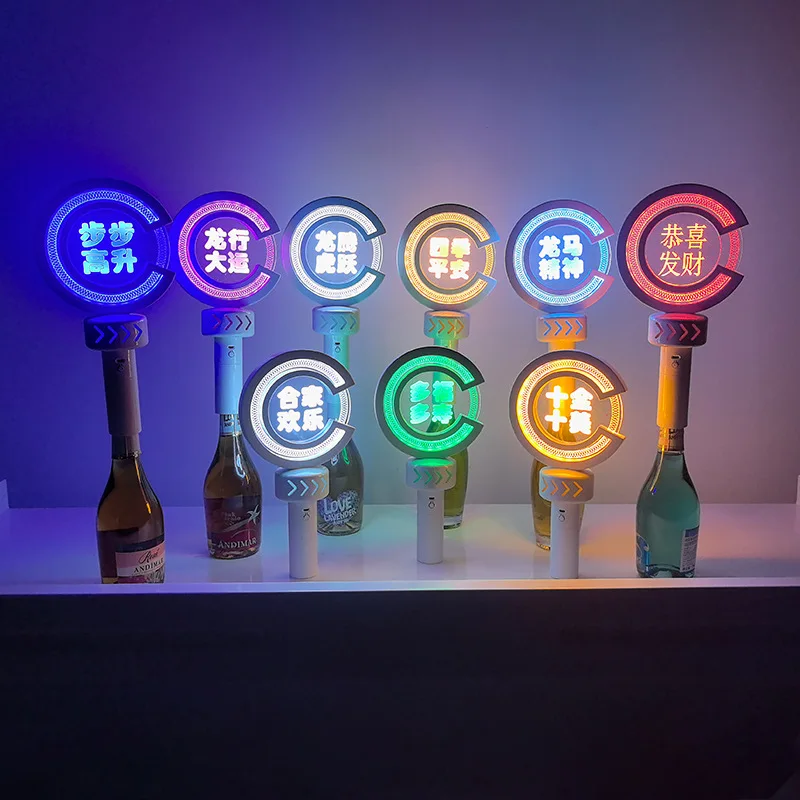 

Красочная светодиодная светящаяся палочка, насыщенная палочка, портативный рекламный щит, можно определять логотип, взрывная вспышка, контролируемая в один клик