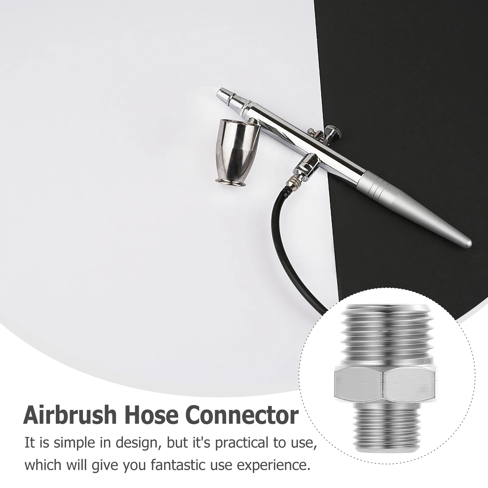 

Airbrush Connector Adapter with Copper Material for Easy Installation and Detachable Design