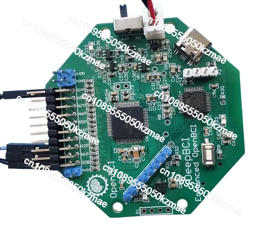 Fully compatible with OpenBCI Cyton + daisy for brain-computer interface development boards