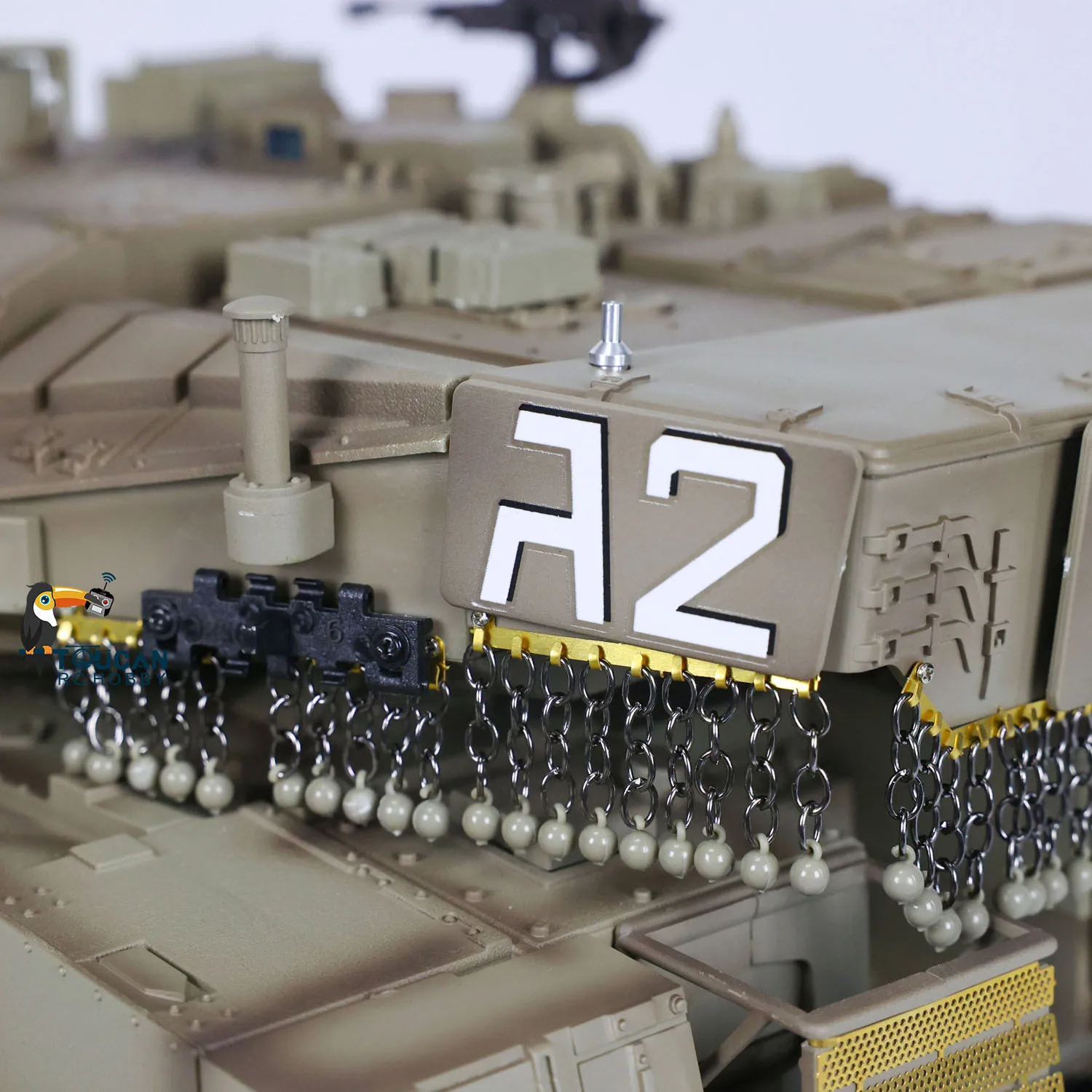 In Magazzino Heng Lungo 1/16 IDF Merkava MK IV RC Carro Armato di Battaglia Principale 3958 Serbatoi di Controllo Remoto Modello Militare Giocattoli