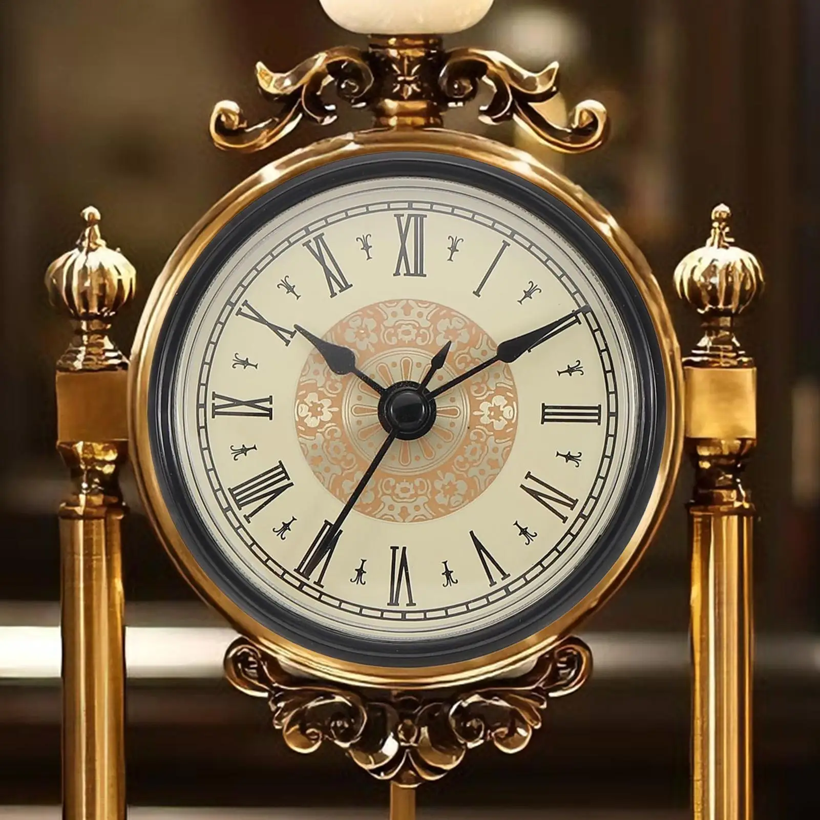 Wall Clock 3 Pieces Large Silent Easy To Read Built-In Clocks For Dormitory Hotel Restaurant Businesses Rental Living Room