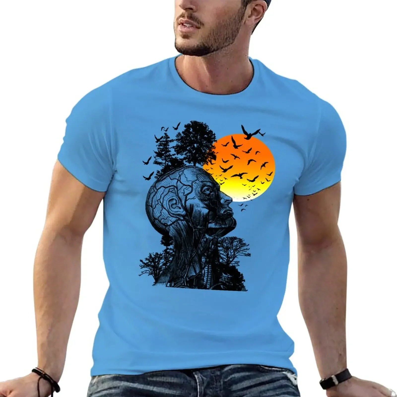 

New Human Tree the hangover T-Shirt anime tshirt korean fashion oversized t shirt shirts men