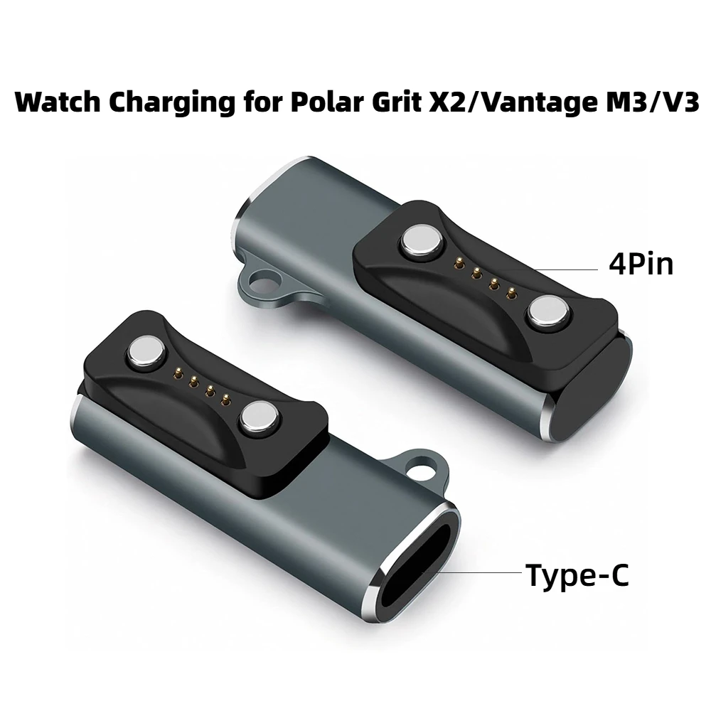 

Portable 5W USB-C Charging Adapter Compatible for Polar Pacer/Ignite 3/Vantage V3/Vantage M3/Grit X2 Pro Watch Magnetic Charger