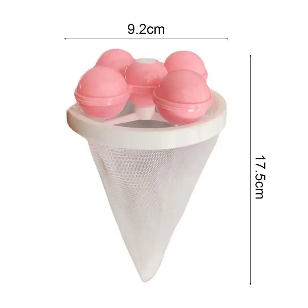 Lint Hair Catcher Washer Lint Catcher Mesh Bag Reusable Washing Machine Filter Pet Hair Remover Laundry Ball Dirt Collection