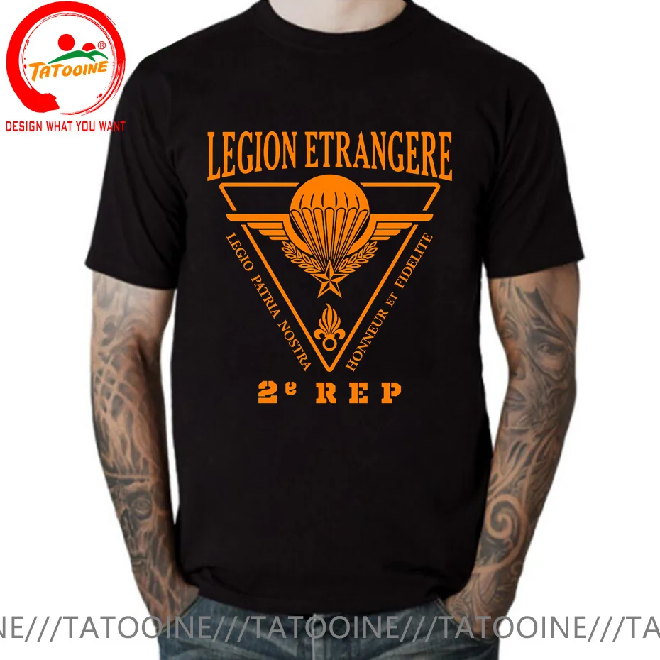 France Legion Etrangere T Shirt Men French Foreign Regiment Granate Logo Printed T-Shirt Special Army Tee Shirt New S-6XL tshirt