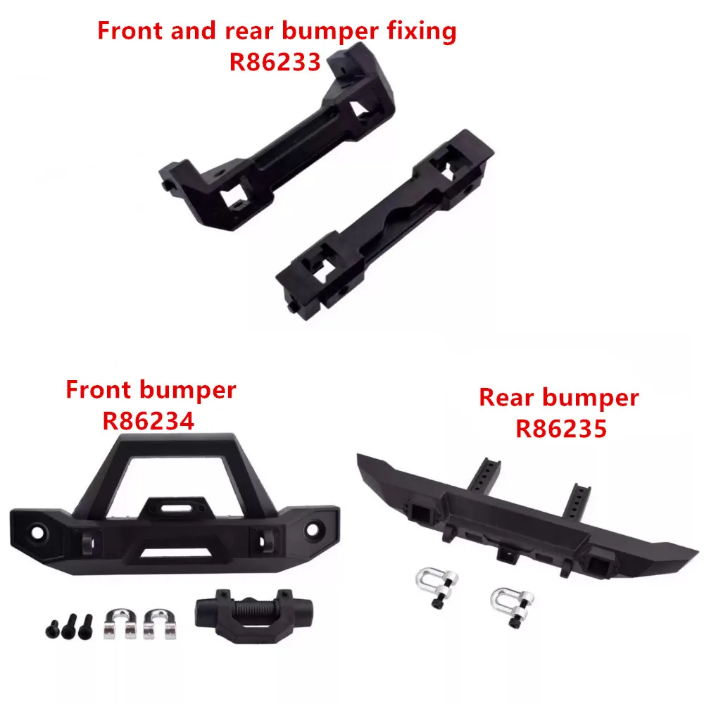 RGT 86100V2 1/10 RC Car Spare Parts Front Rear Bumper / Bumper Fixing Seat