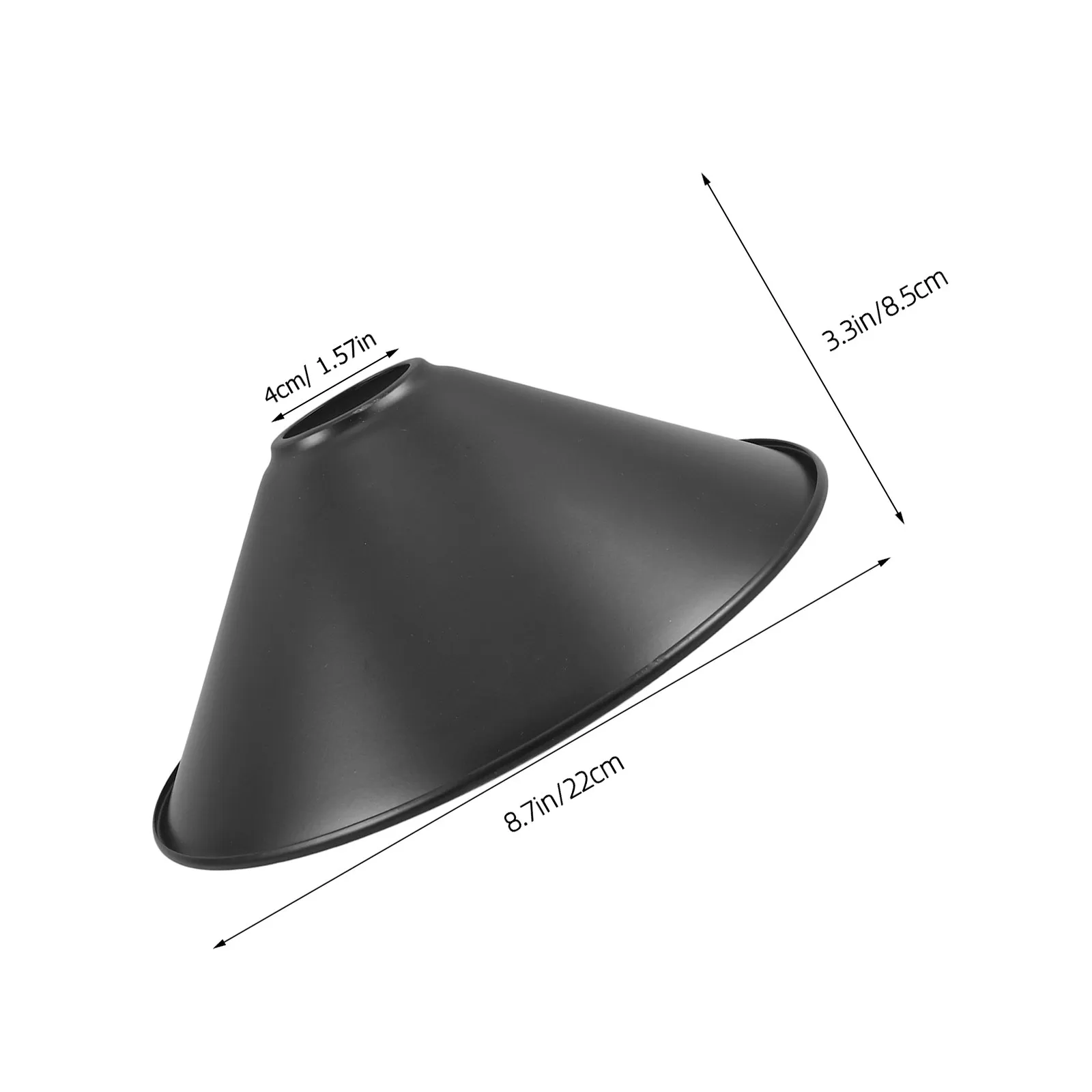 Industrial Vintage Metal Bulb Guard Retro Cone Pendant Lamp Shade Replacement DIY Decorative Iron Lamp Covers for Ceiling Wall