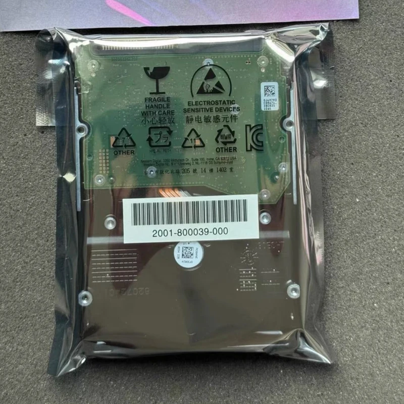 WD 8TB WD80EFPX red disk  7200 rpm 3.5in mechanical hard disk NAS dedicated monitor level vertical mechanical hard disk