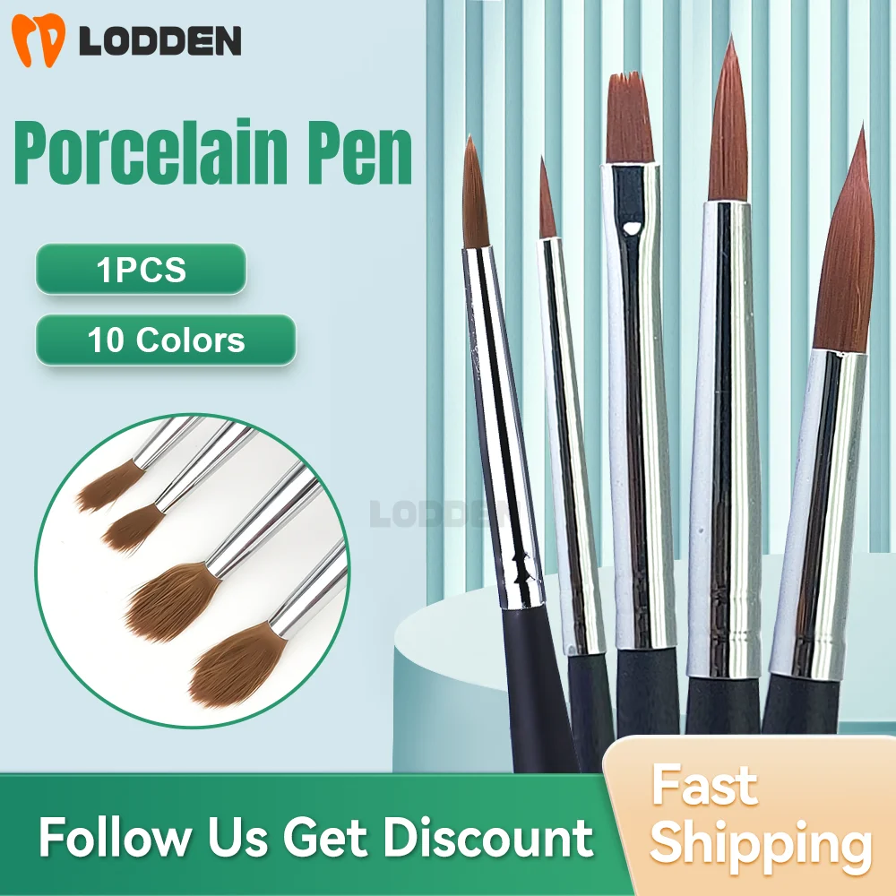 LODDEN 1PCS Dental Porcelain Brush Pen For Dental Lab Equipment Dentist Tools Dental Glaze Brush Pen Ceramic Brush Pen Lab Tool