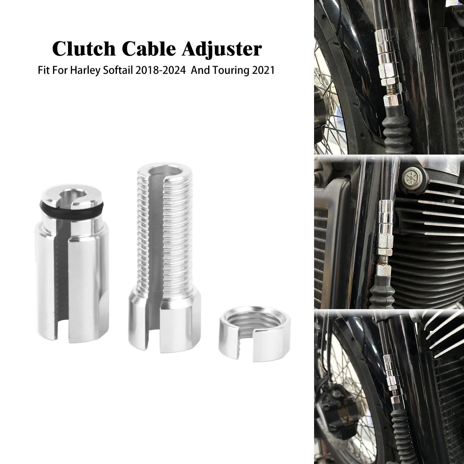 دراجة نارية عتلات الفرامل كبل القابض سلك الضابط ل هارلي سوفتيل اندلاع فات بوي ديلوكس سليم FXLR 2018-2024 بجولة 2021 #1