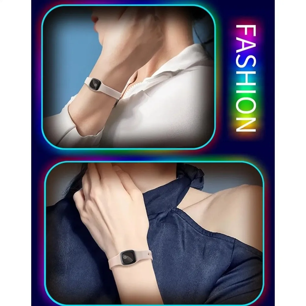 

K02 Anti-Static Bracelets Wireless Silicone Wristband Human Body Static Eliminator Adjustable Lightweight