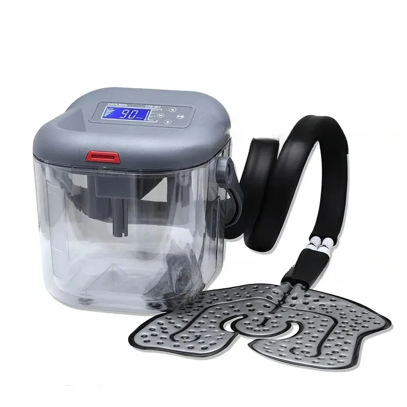 Cold Rush Compact Therapy Machine System with Knee Pad- Ergonomic, Adjustable Wrap Pad Included- Quiet, Lightweight and Strong