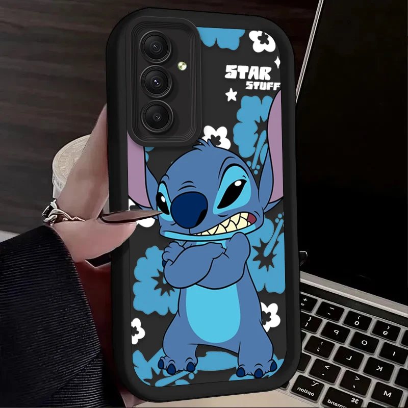 Reuben ستيتش الملاك ليروي حافظة لهاتف سامسونج جالاكسي A54 A05 A05S A34 A24 A14 A53 A33 A23 A13 A52 A52S A71 A51 A31 A50 الغطاء الخلفي