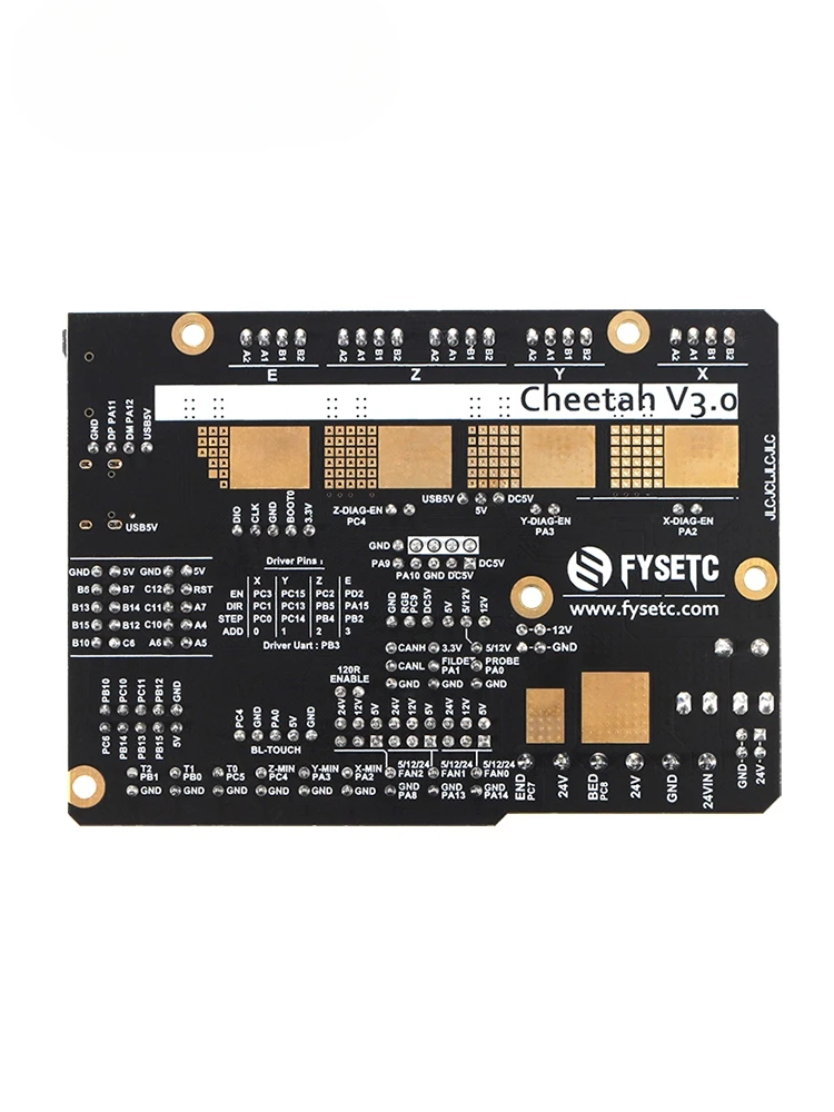 

Совершенно новая четырехосевая материнская плата для 3D-принтера Cheetah 3.0 TMC2209 voron v0.2/ender3/CR10, аксессуары