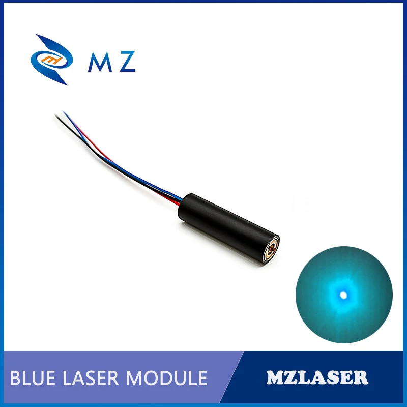 Imagem -04 - Modelo Compacto de Focalização Ajustável do Diodo Laser Laser Ciano do Ponto Máquina Industrial da Categoria D10 mm 10mw 20mw 50mw Ttl 488nm