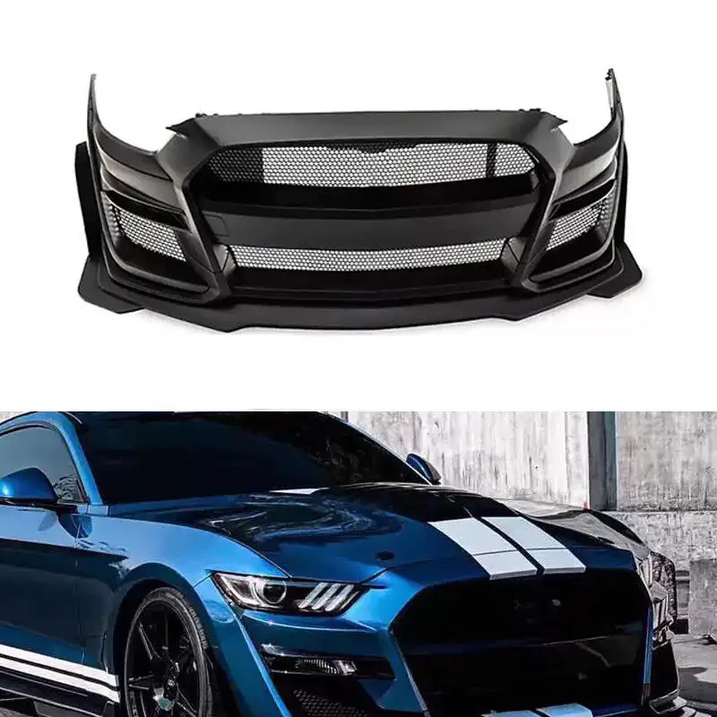 Upgrade STYLE PP For Ford Mustang 2018-2021 Bodykit Front Bumper Body kit ,Perfect installation