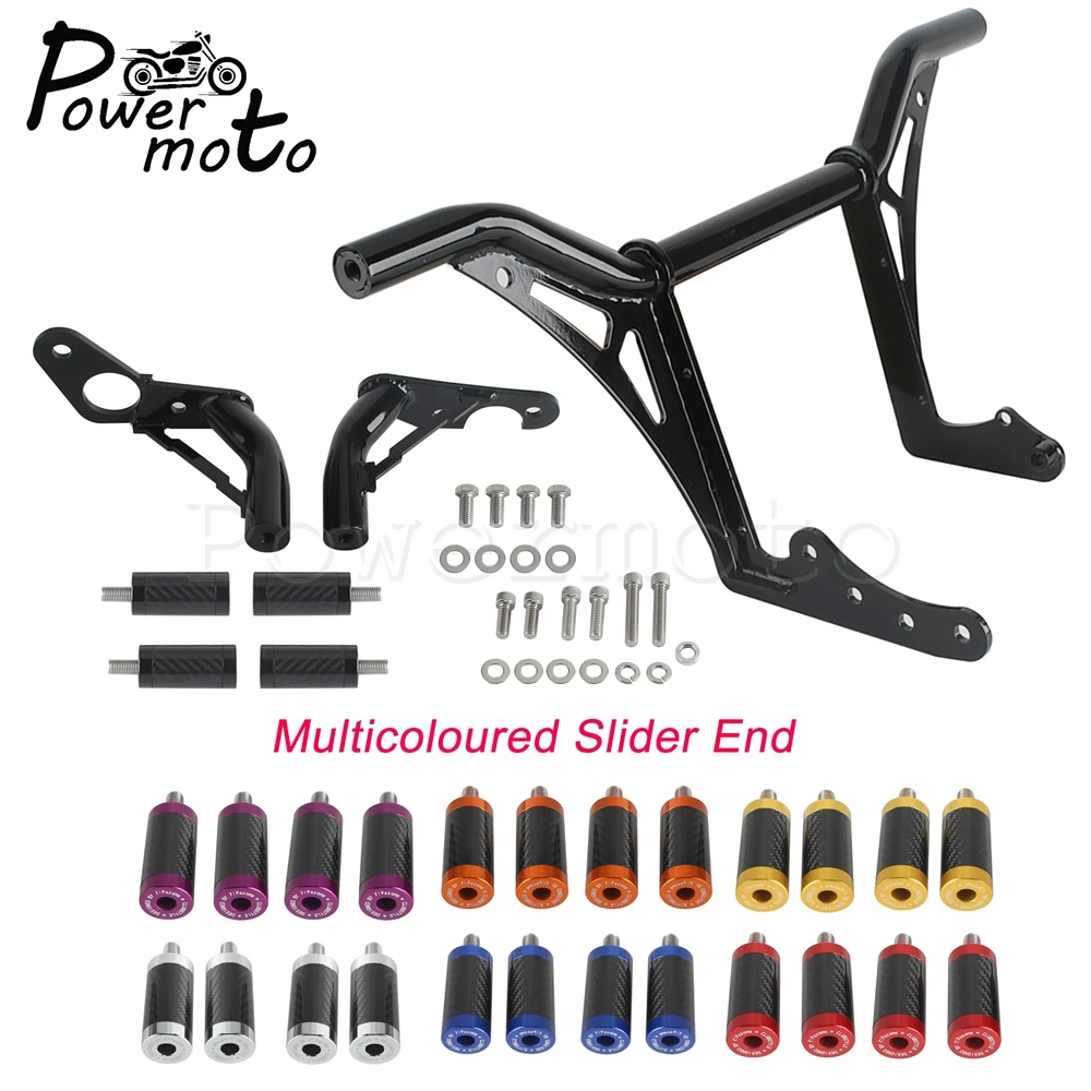 ل هارلي سوفتيل تحطم بار أوتاد الطريق السريع الجبهة الخلفية دراجة نارية السقوط حماية الوفير صالح شارع فات بوب منخفضة رايدر FXST 18-24