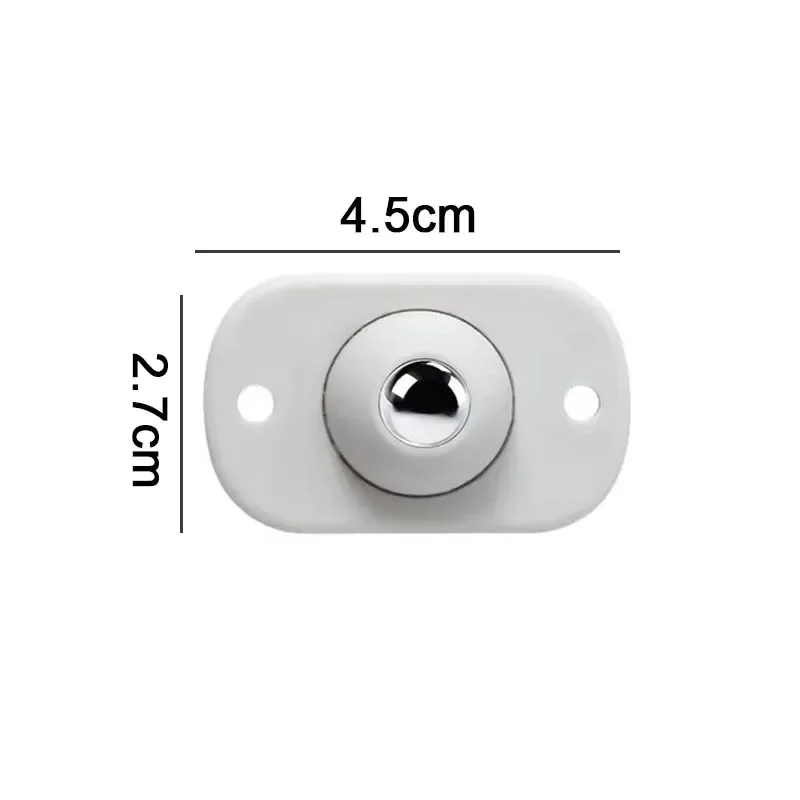 Self Adhesive Caster Mini Swivel Wheels Universal 360 Degree Rotation Pulley for Furniture Storage Box